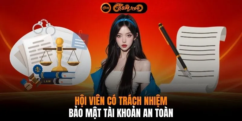 Hội viên có trách nhiệm bảo mật tài khoản an toàn
